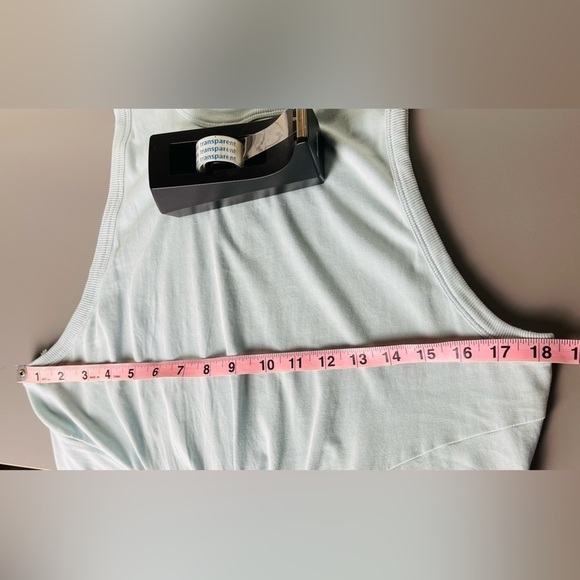 L*Space Seaview Sleeveless Mini Dress Front Twist Soft Jersey Sky Blue Size XL - Picture 11 of 15